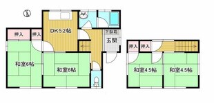 東野４丁目借家の物件間取画像